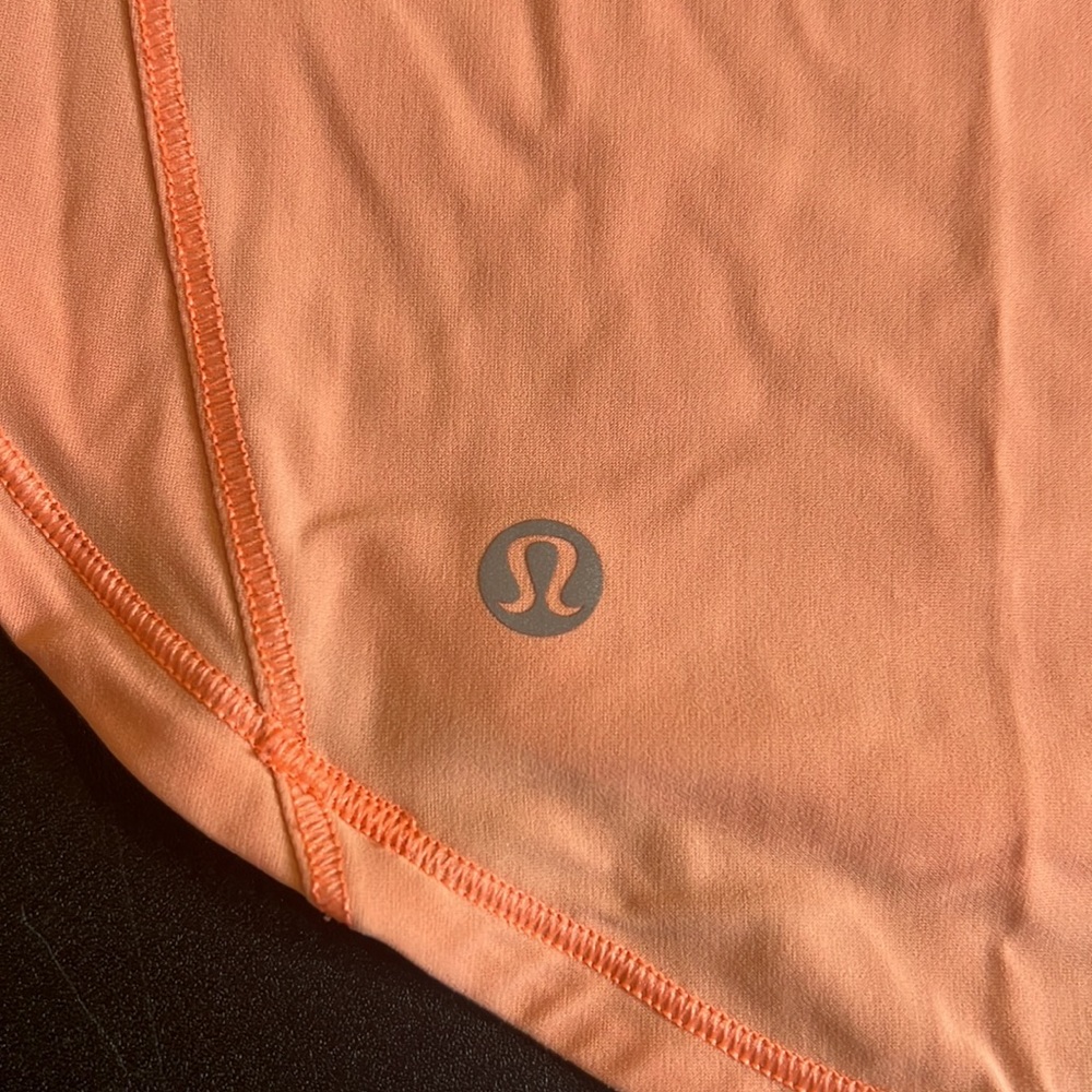 Lululemon Sculpt Tank Ii Pop Orange Size 10 Mesh Upf 50+ Running Tank - Picture 3 of 4